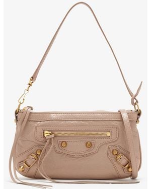 Balenciaga Le City Strap Pouch - Natural