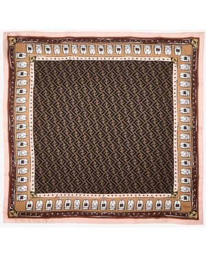 Fendi Ff Foulard - Brown