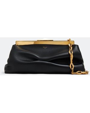 Jimmy Choo Diamond Frame Clutch - Black