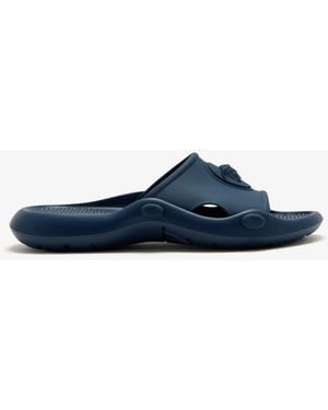 Versace Nettuno Rubber Slides - Blue