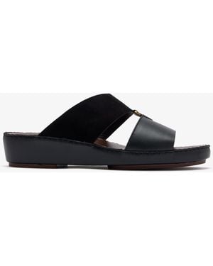 Seventy Six Buckle Sandals - Black