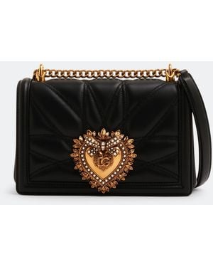 Dolce & Gabbana Medium Devotion Bag - Black