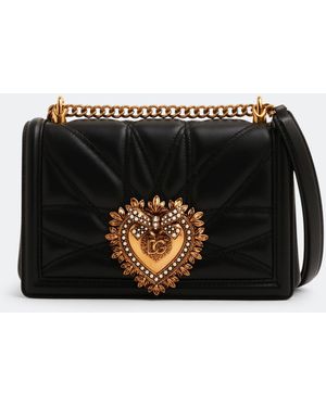 Dolce & Gabbana Medium Devotion Bag - Black