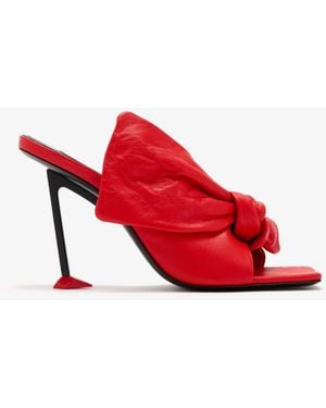 Givenchy Boudoir Heeled Mules - Red