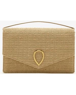 Jennifer Chamandi Le 8 Clutch - Natural