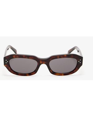 Celine 3 Dots Oval Sunglasses - Gray