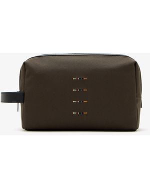 Paul Smith Signature Stripe Wash Bag - Brown