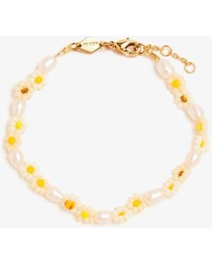 Anni Lu Daisy Flower Bracelet - Metallic