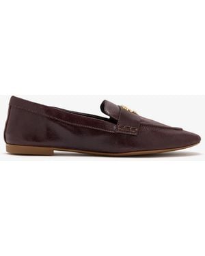 SCHUTZ SHOES Leather Loafers - Brown