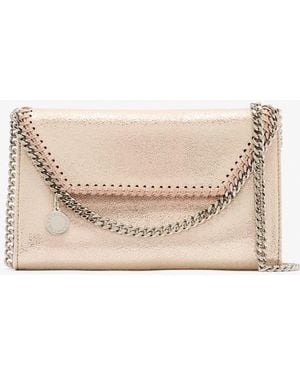 Stella McCartney Falabella Chain Wallet - Natural