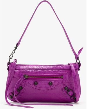 Balenciaga Le City Strap Pouch - Purple
