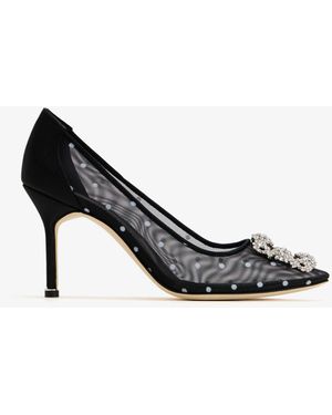 Manolo Blahnik Hangisi Pumps - White