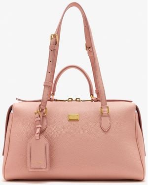 Dolce & Gabbana Medium Vittoria Handbag - Pink