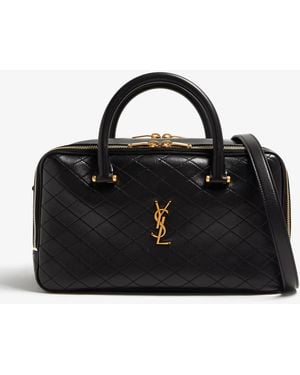 Saint Laurent Lyia Duffle Bag - Black