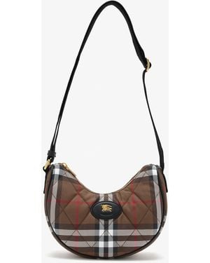 Burberry Horseshoe Crossbody Bag - White