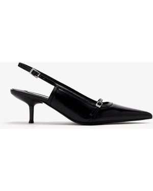 The Lline Estelle Slingback Pumps - Black