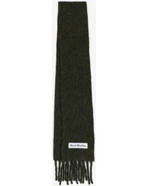 Acne Studios Skinny Mohair Scarf - White