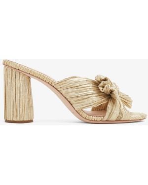Loeffler Randall Penny Mules - Natural