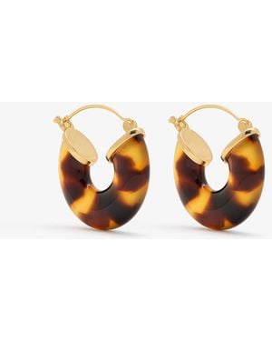 Anni Lu Big Swell Hoop Earrings - White