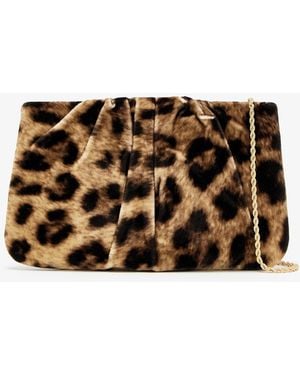 Loeffler Randall Serena Leopard Clutch - Multicolor