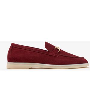 SCAROSSO Lilia Loafers - Red