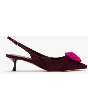 Roger Vivier I Love Vivier Roses Slingback Pumps - Red