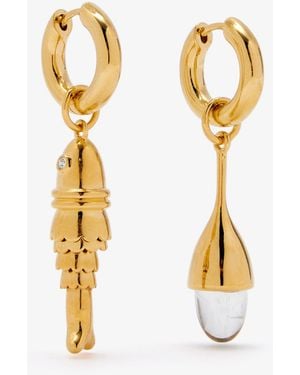Eliou Costa Earrings - Metallic