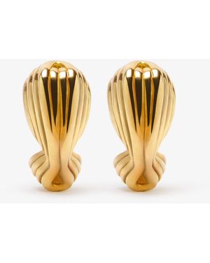 Bottega Veneta Slice Earrings - Metallic