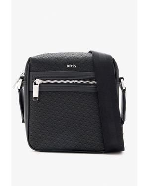 BOSS Daxter Crossbody Bag - Black