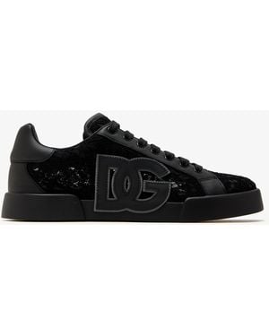 Dolce & Gabbana Portofino Sneakers - Black
