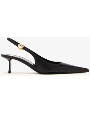 Saint Laurent Vendome 50 Slingback Pumps - White