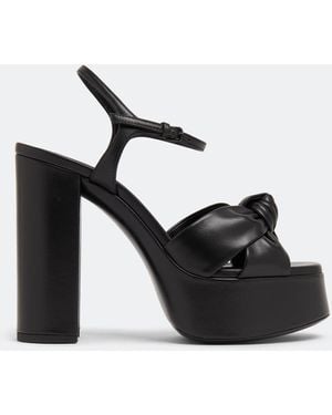 Saint Laurent Bianca Platform Sandals - Black