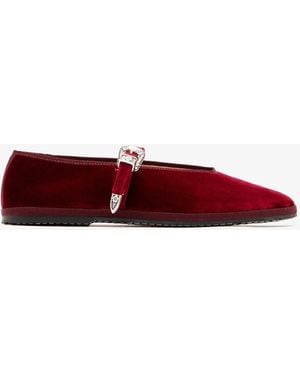 Capulet Norma Mary Jane Shoes - Red