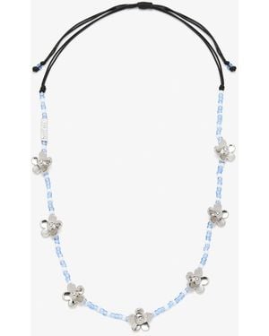 Marc Jacobs Daisy Beaded Necklace - White
