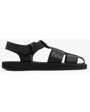 The Row Fisherman Sandals - Black