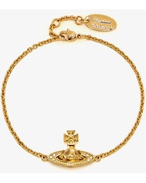 Vivienne Westwood Pina Bas Relief Bracelet - Metallic