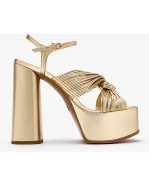 Michael Kors Alessia Platform Sandals - Natural