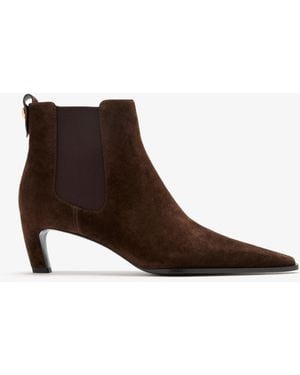 Tory Burch Romy Chelsea Ankle Boots - Brown
