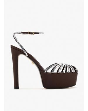 ALEVI Eva 135 Platform Sandals - Black