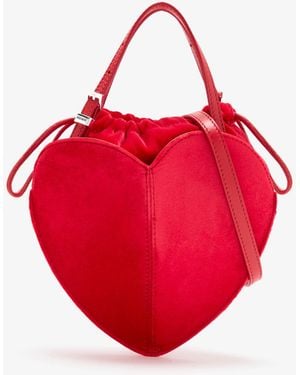 ROTATE BIRGER CHRISTENSEN The Velvet Heart Bag - Red
