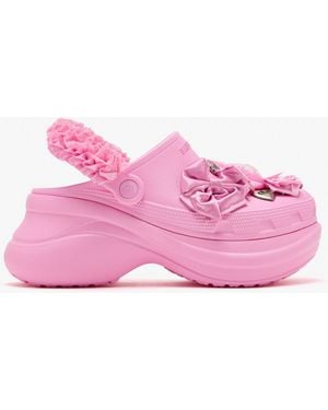 Balenciaga X Crocs Jibbitz Mules - Pink