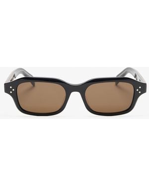 Celine 3 Dots Rectangular Sunglasses - White