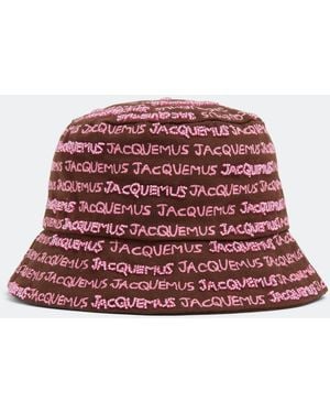 Jacquemus Le Bob Bordado Hat - Red