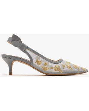 THUNA Zia Slingback Pumps - White