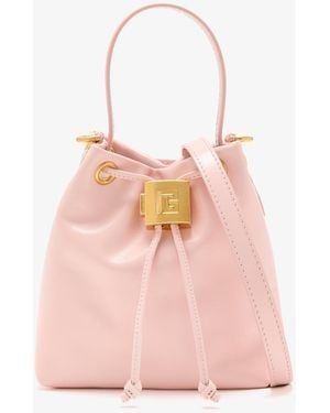 Balmain Mini Pulse Bucket Bag - Pink