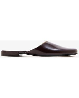 The Row Penelope Mules - White