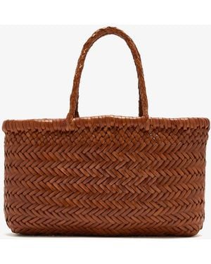 Dragon Diffusion Mini Flat Gora Bag - Brown