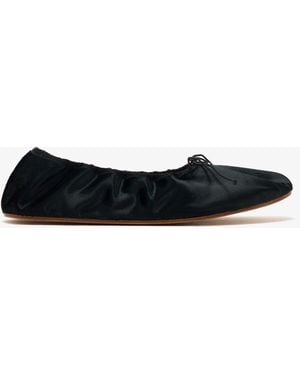 The Row Round Ballet Flats - White