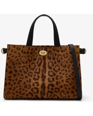 Burberry Small Cotswolds Tote Bag - Brown