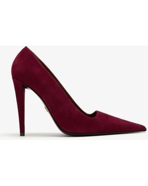 Giuseppe Zanotti Suede 100 Pumps - Purple